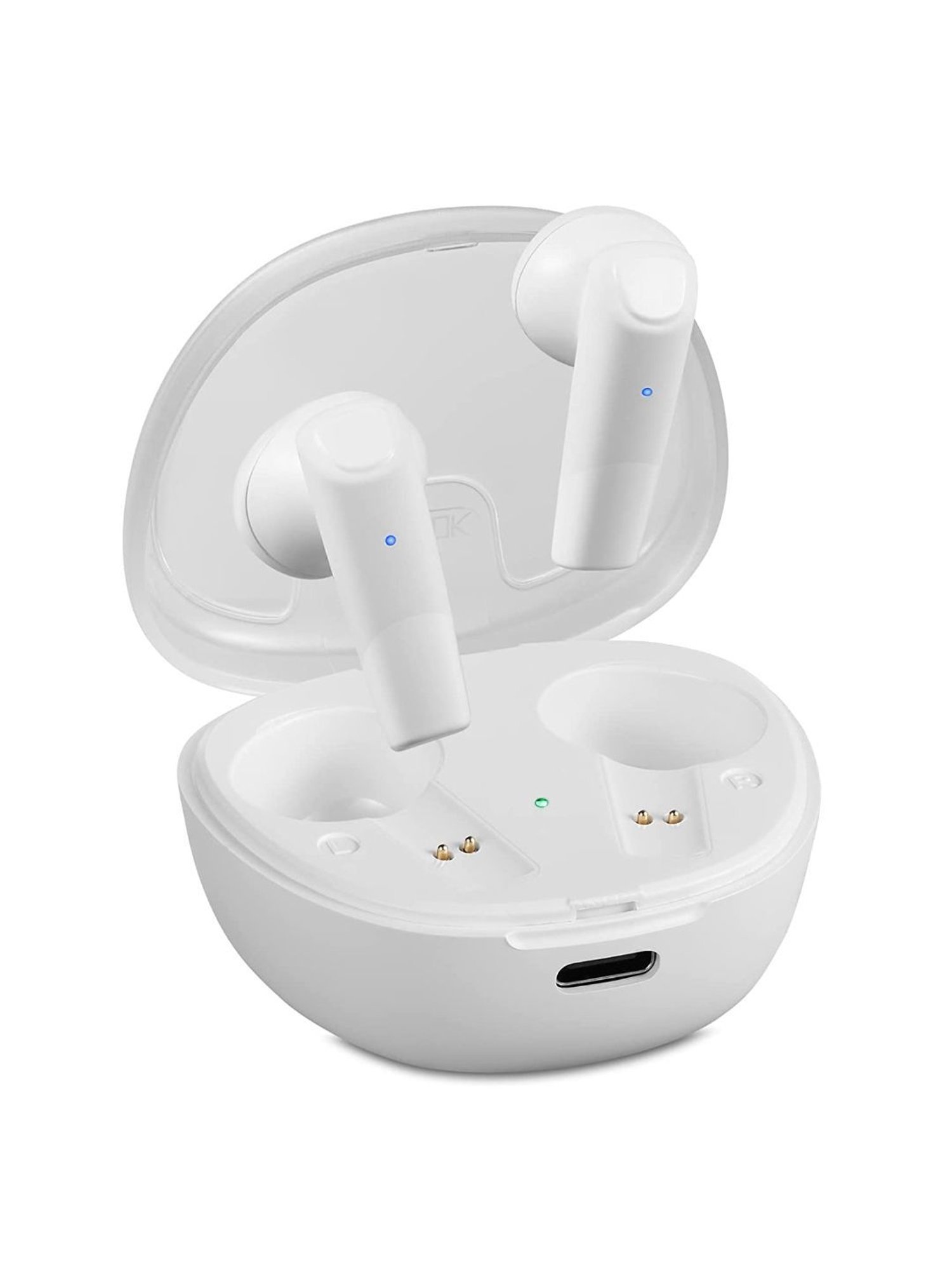 Zoook Mystique Bluetooth Truly Wireless in Ear Earbuds with Mic (White)