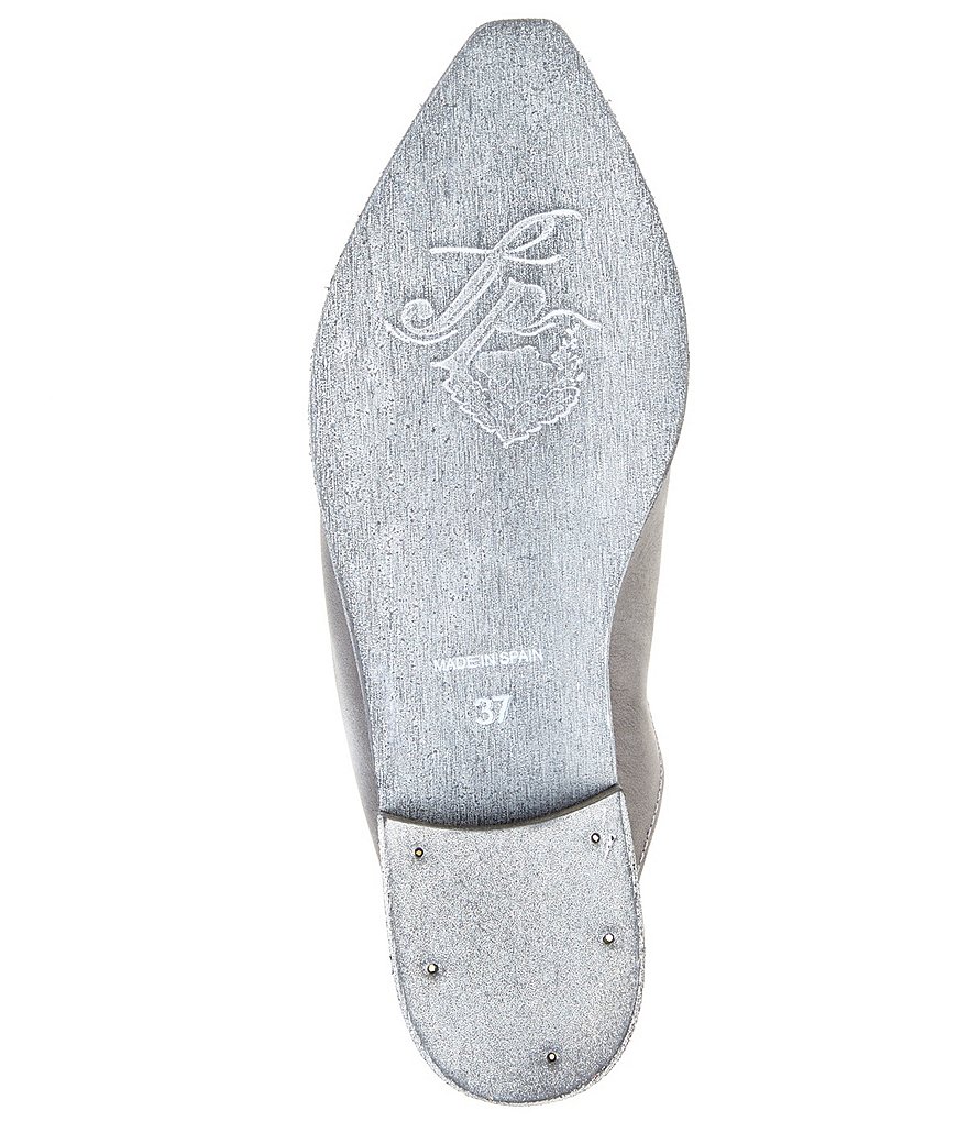 Free People Harlow Split Seam Leather Mules