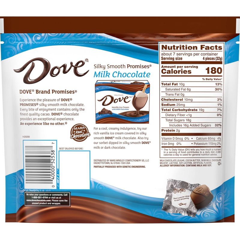 Dove Promises Silky Smooth Milk Chocolate - 8.46oz