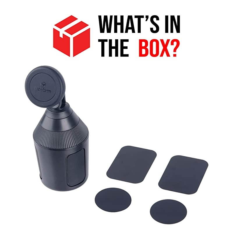 Car Phone Holder Magnetic Mount  Cup Holder Magnet Phone Mount Universal Car Phone Mount Fits Any Size Phone iPhone X XS MAX 8 7 7 Plus 6s Plus Galaxy S9 S8 S7 S6 S5 Note 543