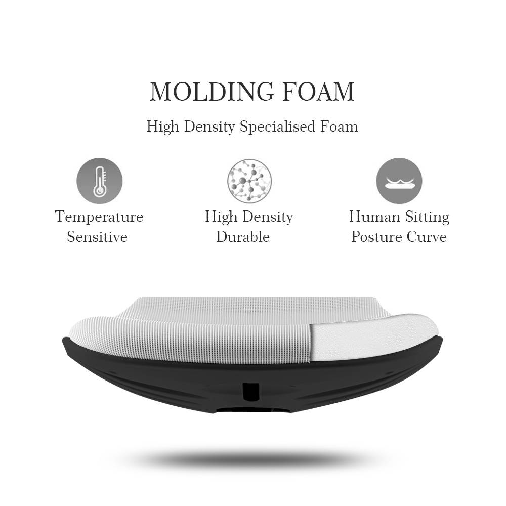 Multi Function Mid Back Mesh Adjustable Home Office Task Chair with Armrest (Grey)