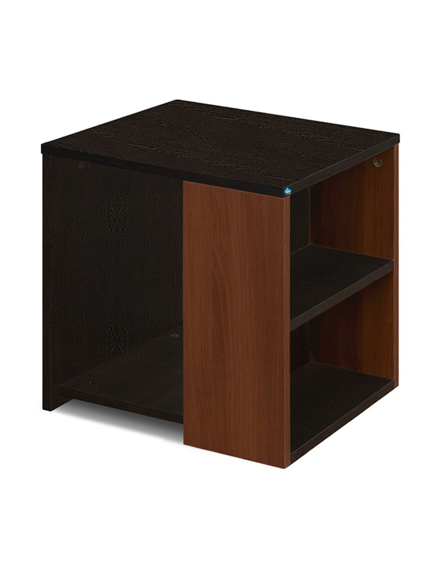 Delite Kom Duo Flowery Wenge Engineered Wood Side Table