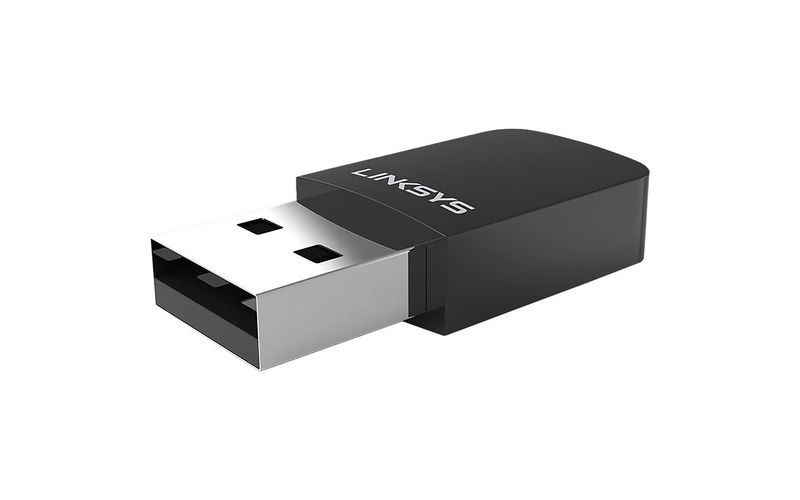 Linksys WUSB6100M IEEE 802.11ac - Wi-Fi Adapter for Desktop Computer/Notebook - USB 2.0 - 600 Mbit/s - 2.40 GHz ISM - 5 GHz UNII - External