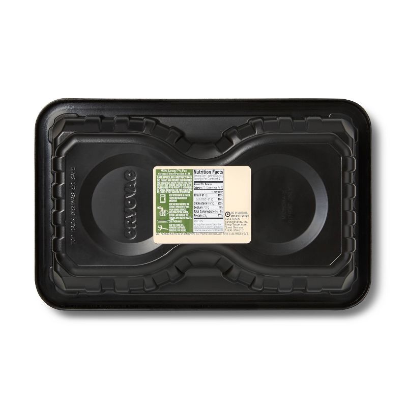 93/7 Ground Beef Patties - 1lb - Good & Gather™