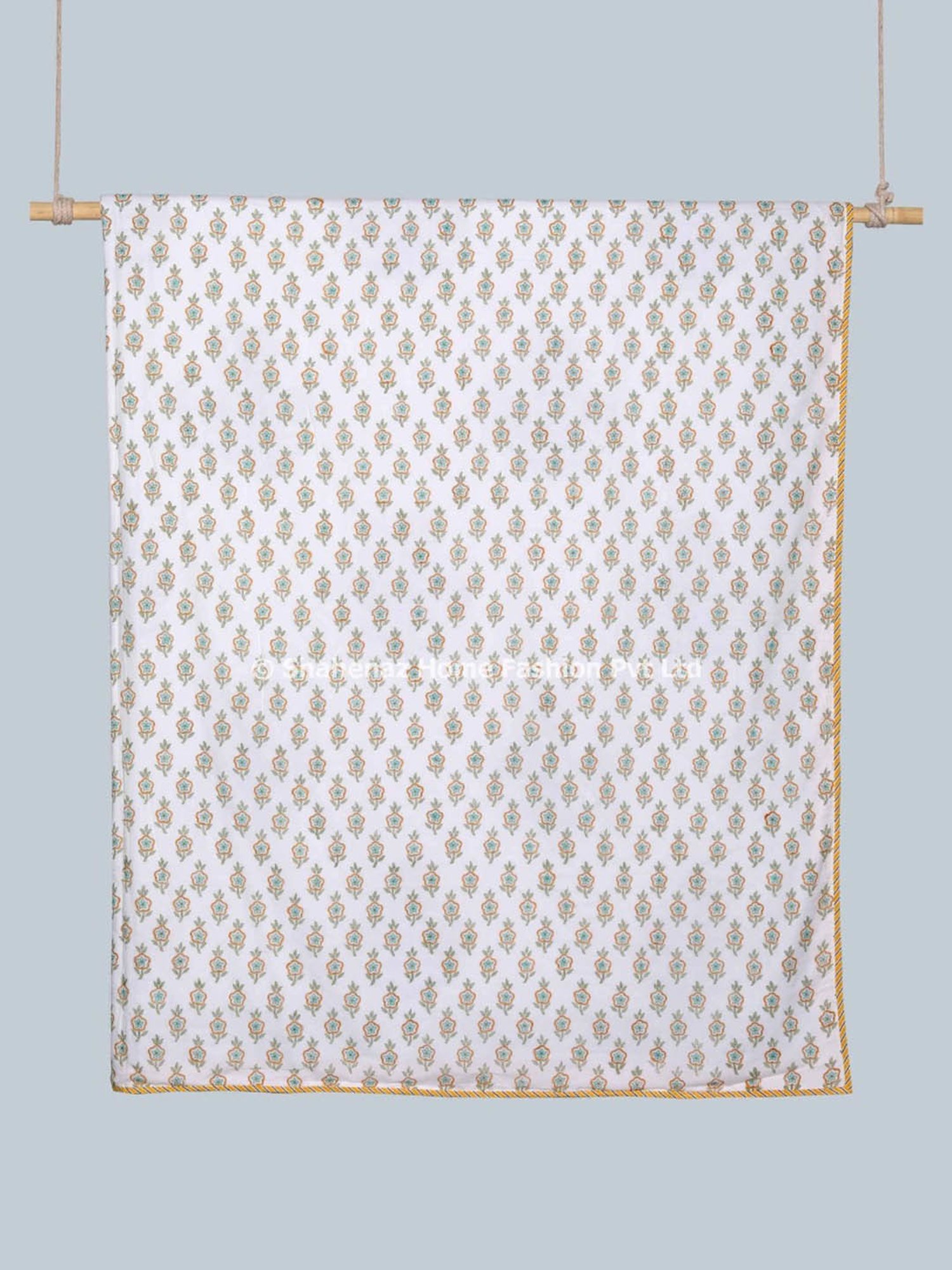 JaipurFabric Green Cotton 150 GSM Reversible Ac Dohar