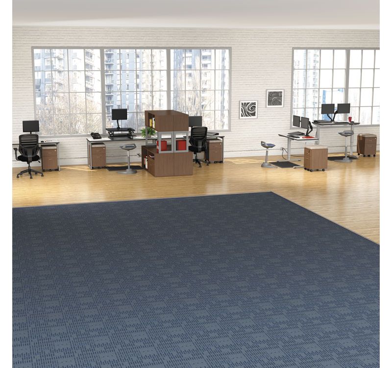 Alera Open Office Desk Series Hutch, 60w x 15d x 36 1/2h, Modern Walnut LSHH60WA