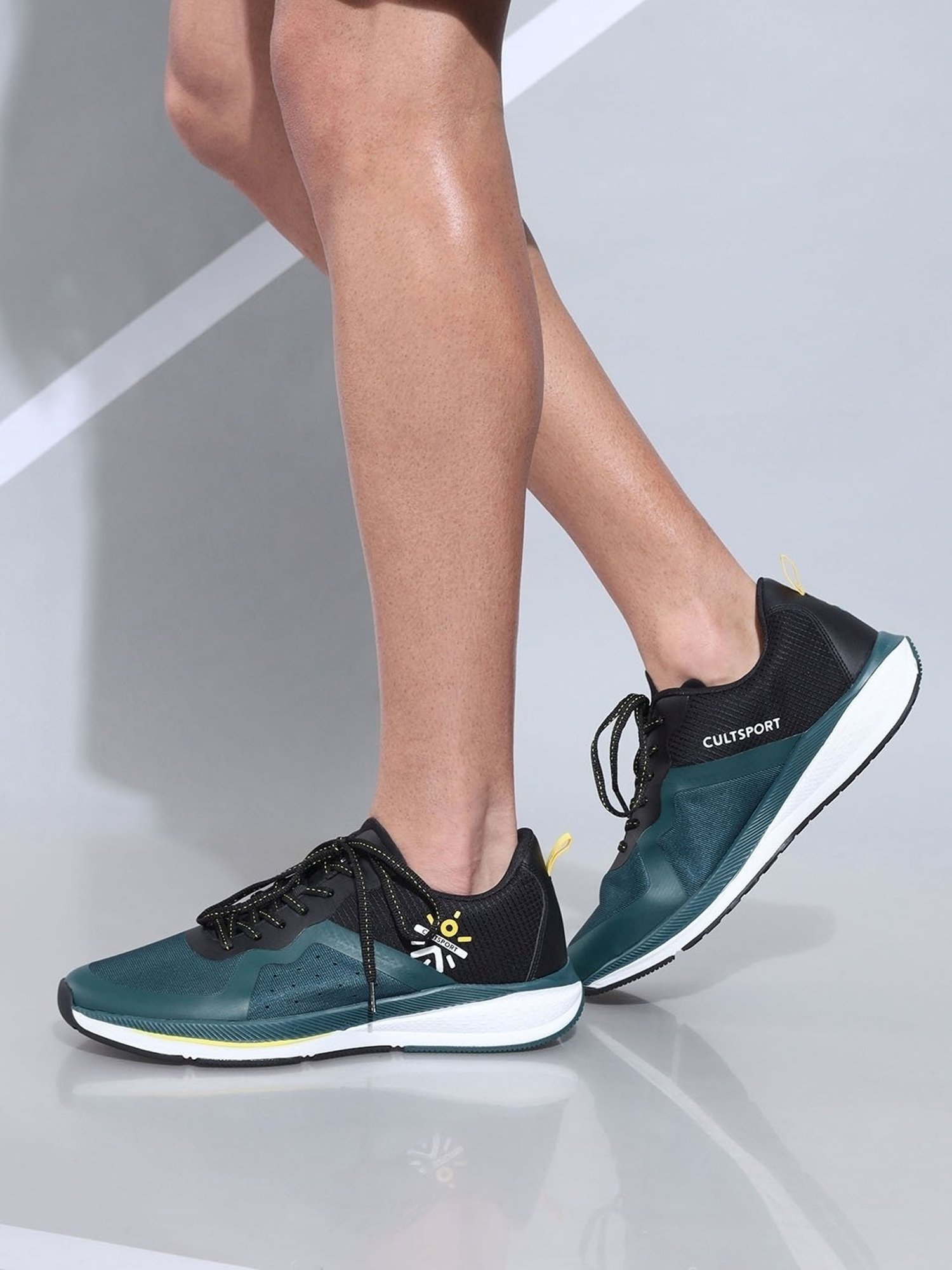 Cultsport Men's Speedster Teal Blue Running Shoes