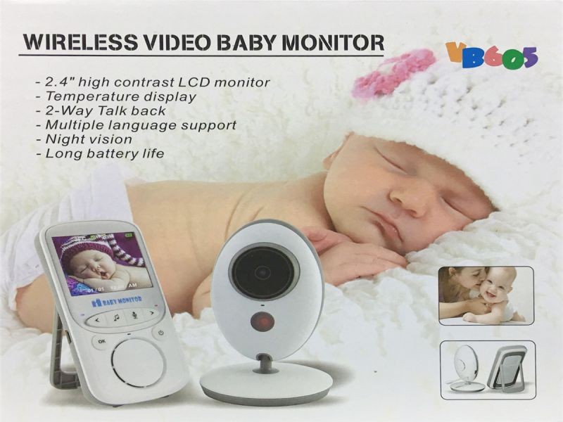 Wireless baby monitor D&Z VB605 supports baby voice intercom (wireless-white)