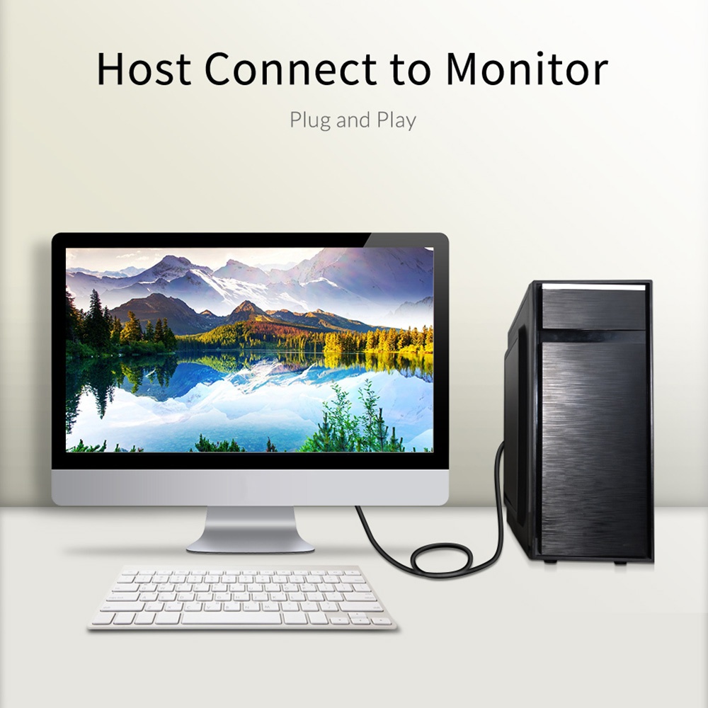 UNNLINK VGA Male to Male Cable Projector HD Adapter Cable 1080P Full HD for Projectors HDTV Displays More VGA Enabled Devices 3M