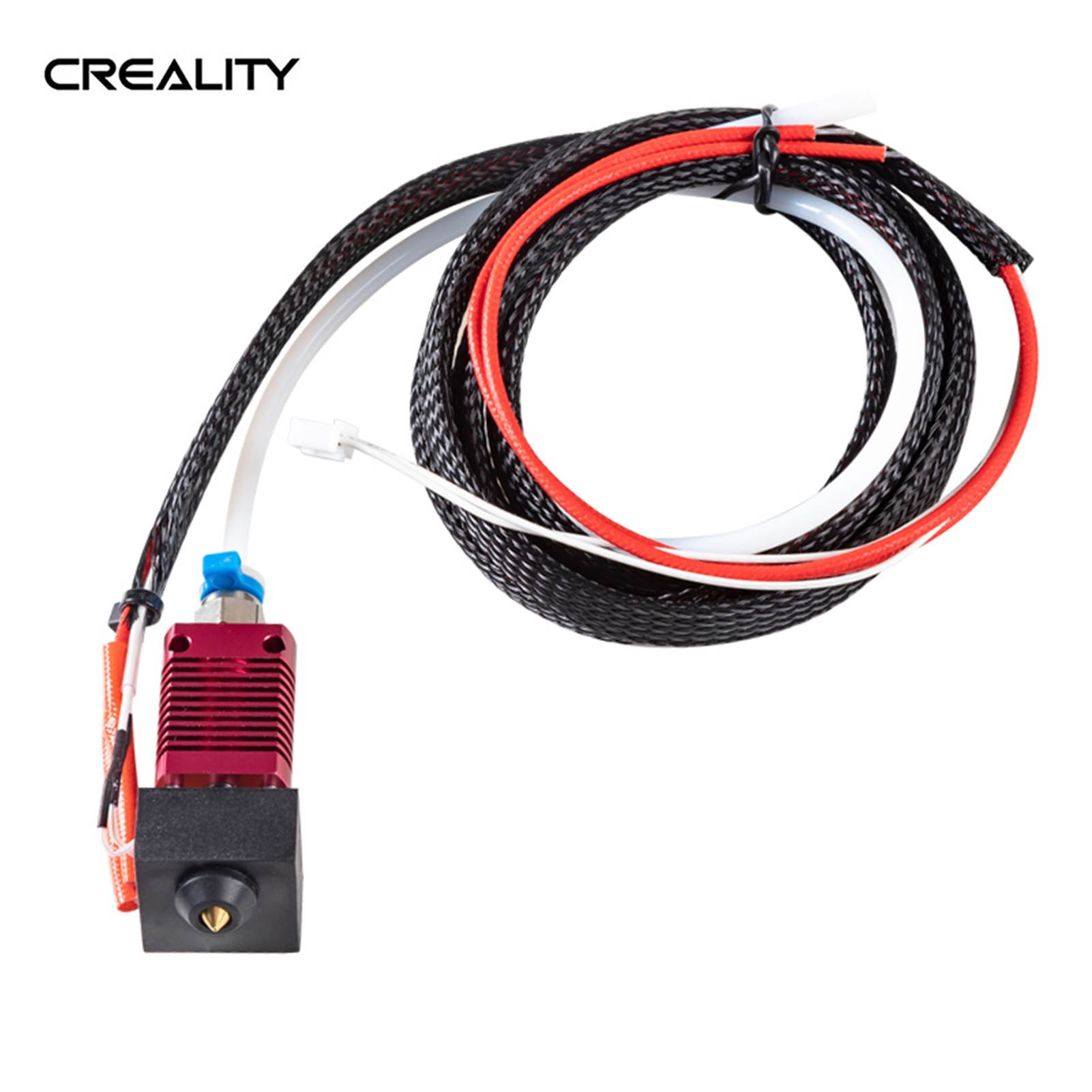 Original Creality Assembled Extruder Hotend Kit with 0.4mm Nozzle Aluminum Heating Block 100K Ohm Thermistor 24V Compatible with Creality Ender-3 V2 3D Printer