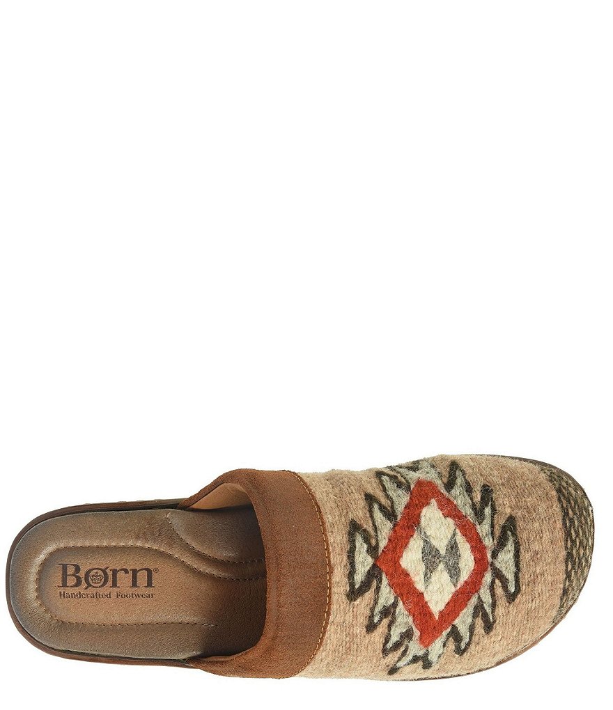 Born Bandy Southwest Wool Clogs