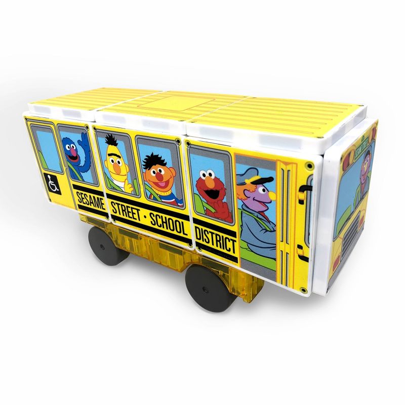 Magna-Tiles Sesame Street School Bus
