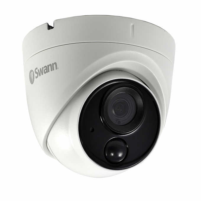 Swann 4K DVR Security Kit with 16 Channel DVR, 8 Sensor Warning Light Cams and 2 Dome Cams COD16-55802D8WLWF-US Surveillance Camera 16 Channels 10 Cameras 2TB 4K UHD