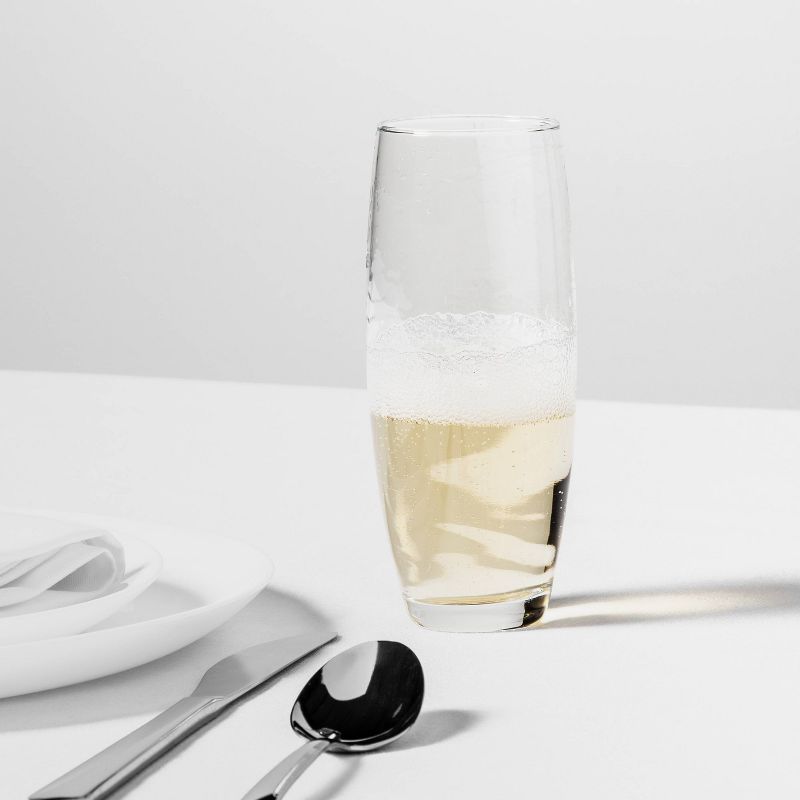 9oz Glass Stemless Champagne Flute - Made By Design™
