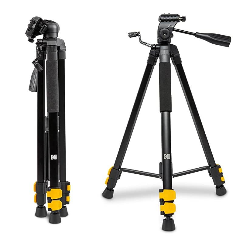 PhotoGear 62 Lightweight Tripod | Compact 3Section FlipLock Aluminum Tripod Adjusts 2262 QuickRelease Plate Smartphone Adapter 14 to 38 Screw Bubble Level Carry Case EGuide
