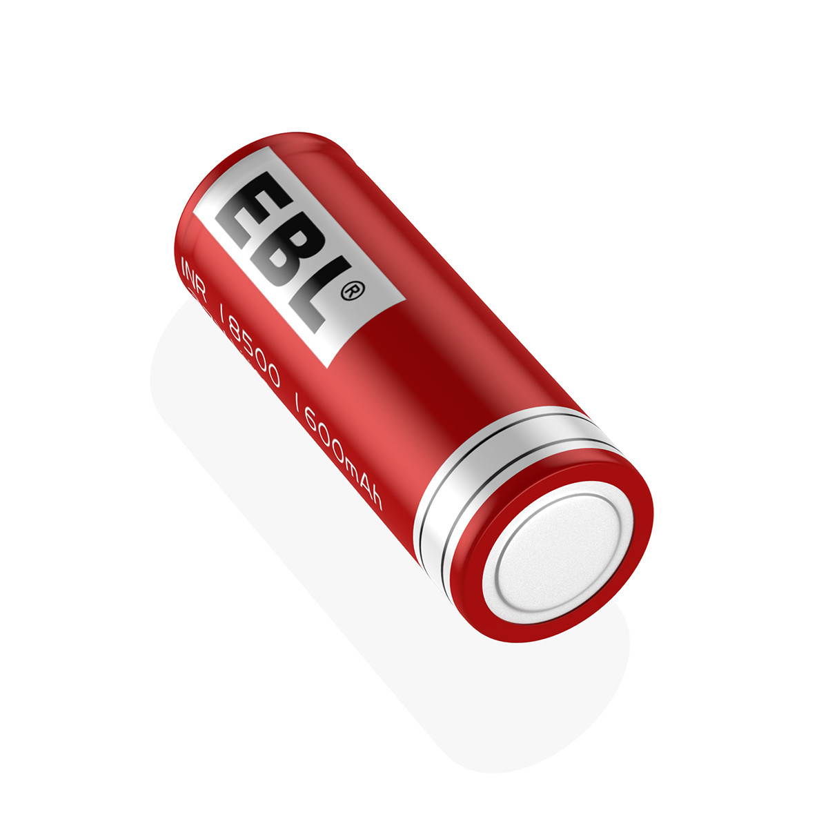 EBL 8Pcs 18500 Battery Lithium-ion 3.7V 1600mAh Rechargeable Batteries