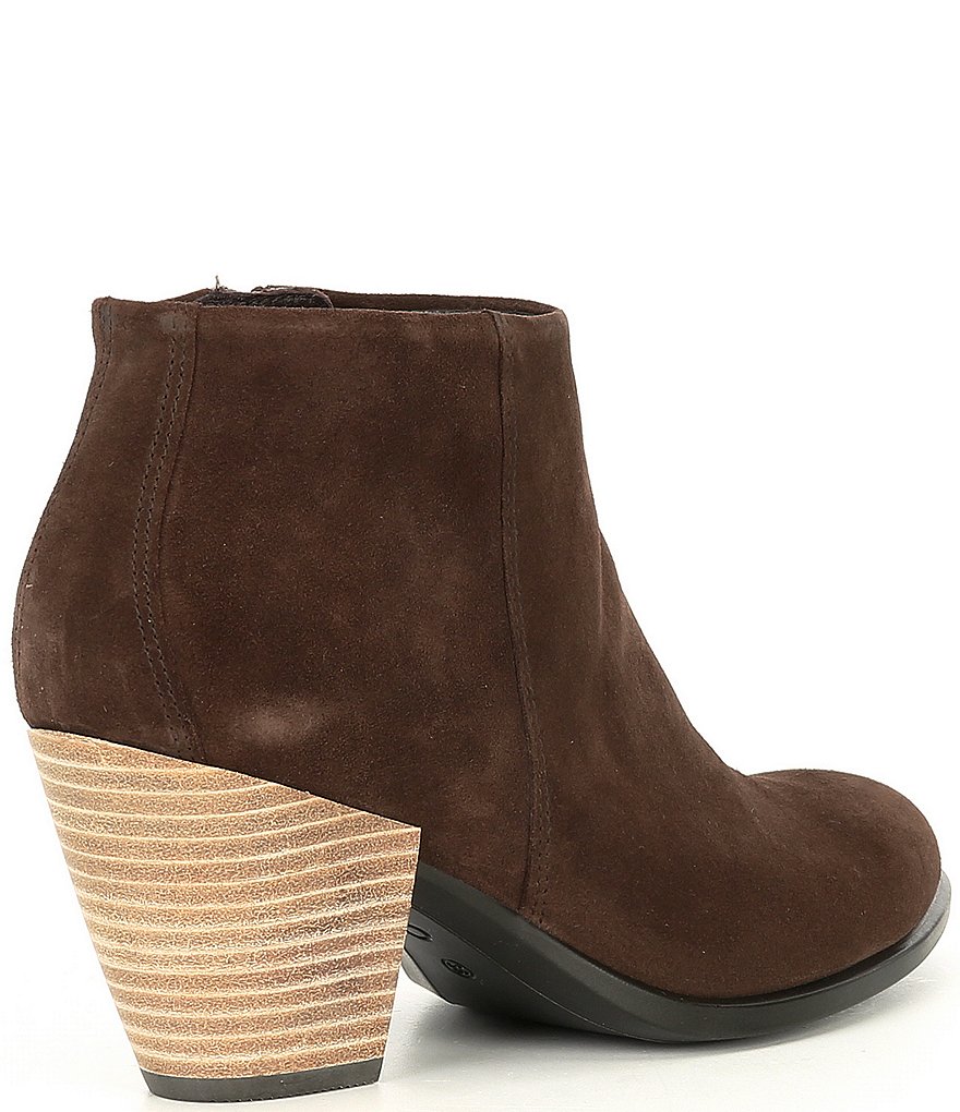 ECCO Shape 55 Western Water Repellent Suede Ankle Boots