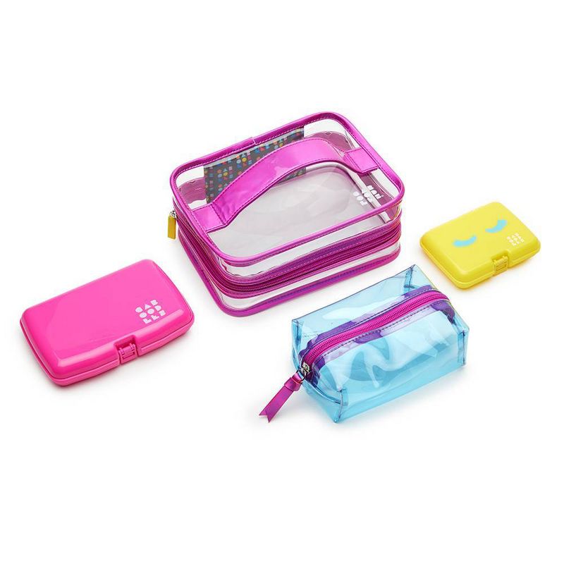 Caboodles Cosmetic Travel Set - Pink - 4pc
