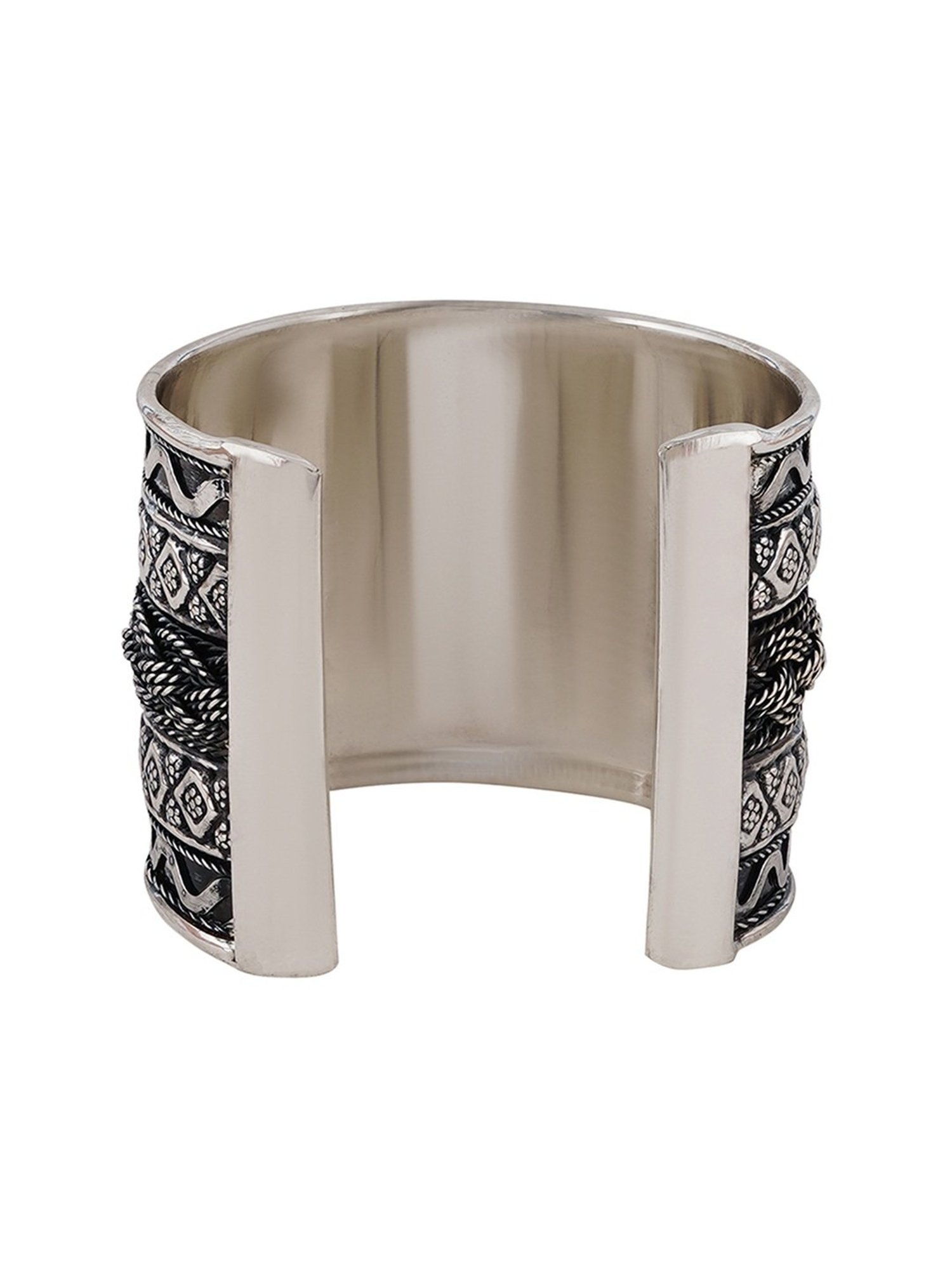 Teejh Diyari Black Cuffs Bracelet for Women