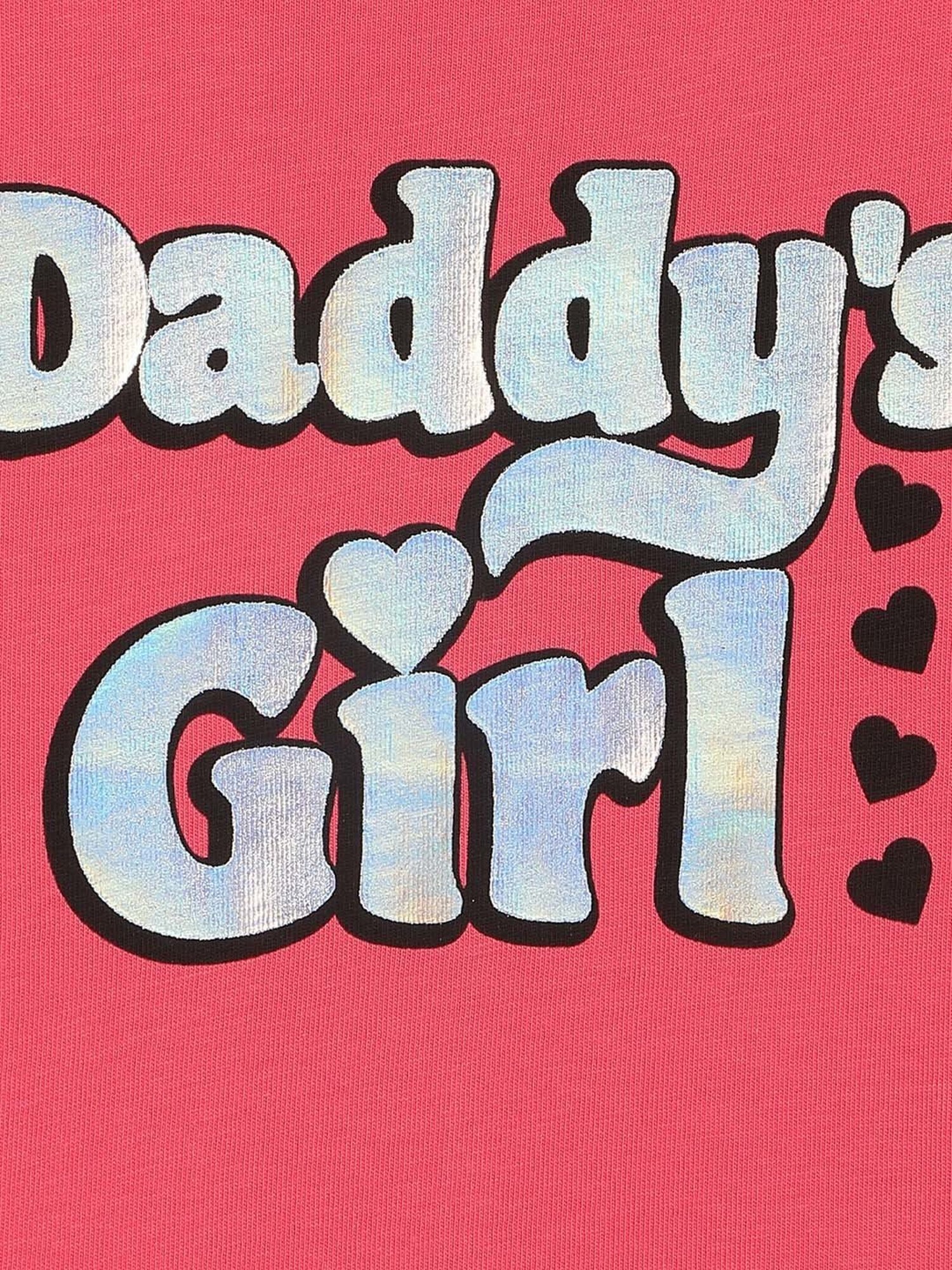 Juniors by Lifestyle Pink Cotton Printed T-Shirt