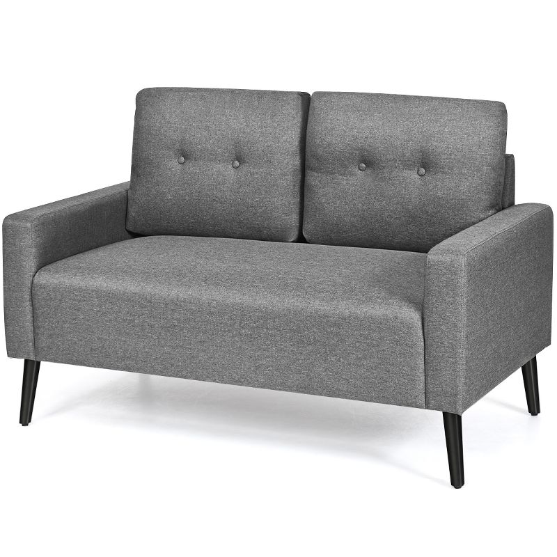 Ali Upholstered Loveseat Dark Shadow Blue - HOMES: Inside + Out