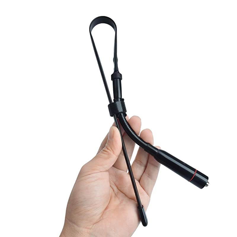SMA Female CS Tactical Antenna 187inch Foldable 144430MHz 2M70CM TwoWay Radio Antenna for Baofeng UV5R Series BF888S GT3 Kenwood Linton Radio