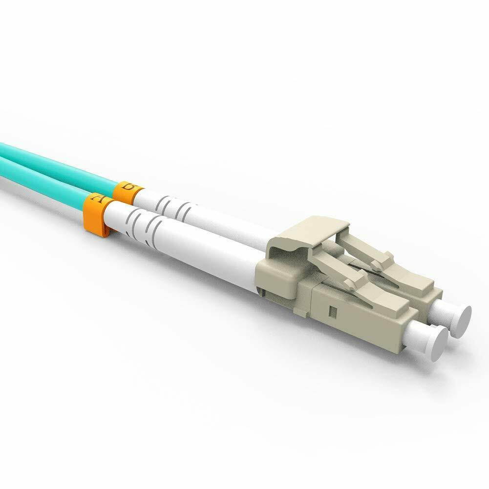 Fiber Optic Cable LC-LC 9/125 Duplex Single-Mode Fiber Cable Yellow 5 meters