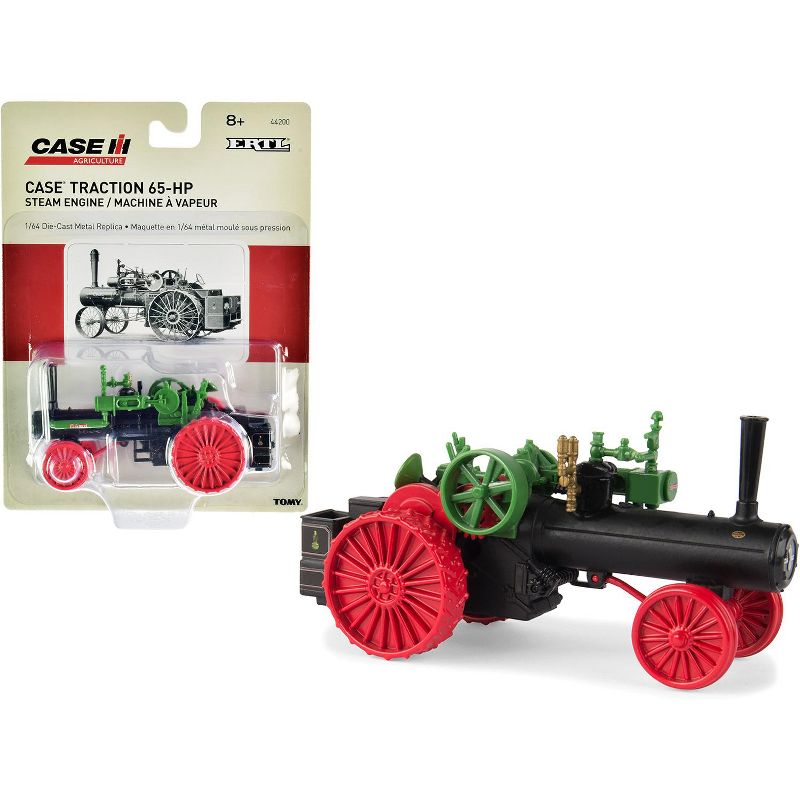 Case Traction 65-HP Steam Engine "Case IH Agriculture" 1/64 Diecast Model by ERTL TOMY
