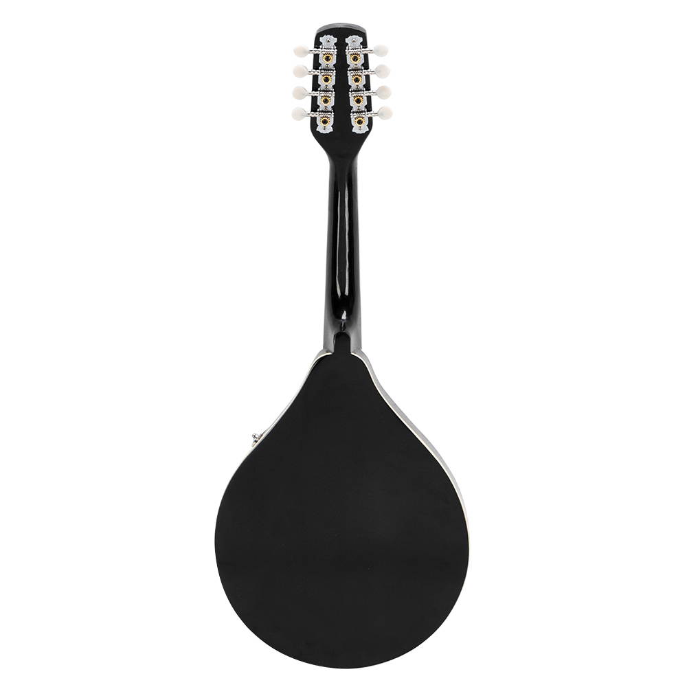 Glarry A-Style Elegant Maple Wood Mandolin Black