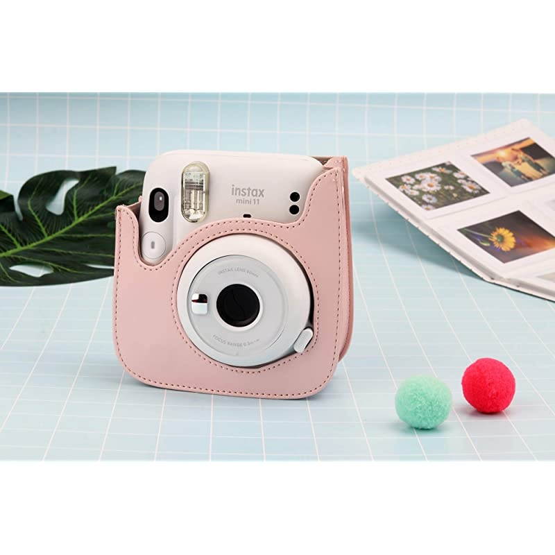 Instant Camera Case for Fujifilm Instax Mini 11 Instant Camera (Blush Pink A)