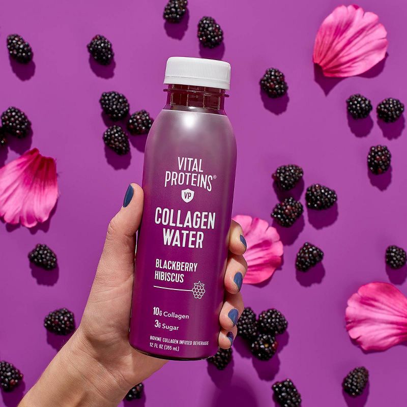 Vital Proteins Blackberry Hibiscus Collagen Water - 12 fl oz Bottle