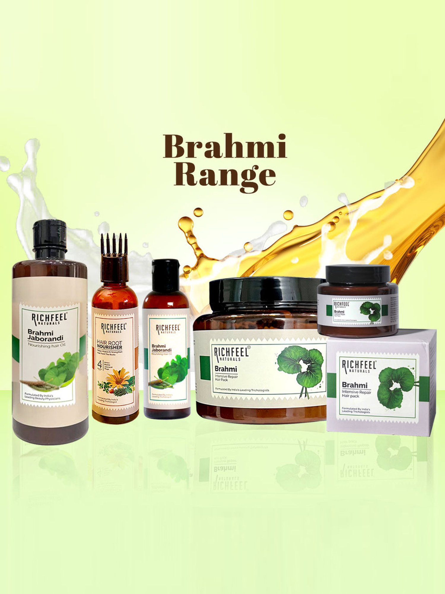 Richfeel Brahmi Jaborandi Hair Oil - Pack of 3