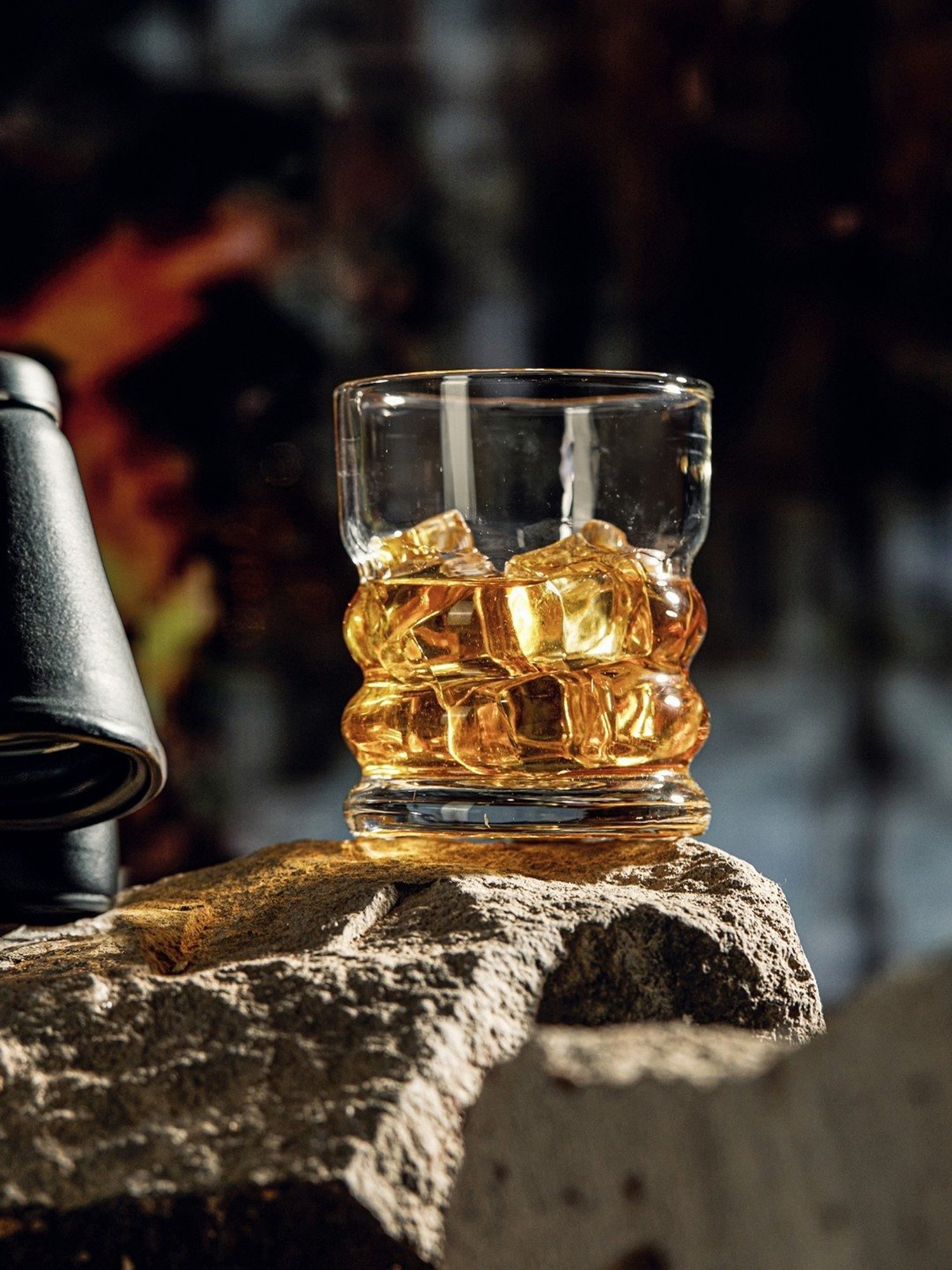 Trovea's Europe Rings of Power Transparent Glass Whiskey Glass - Set of 6