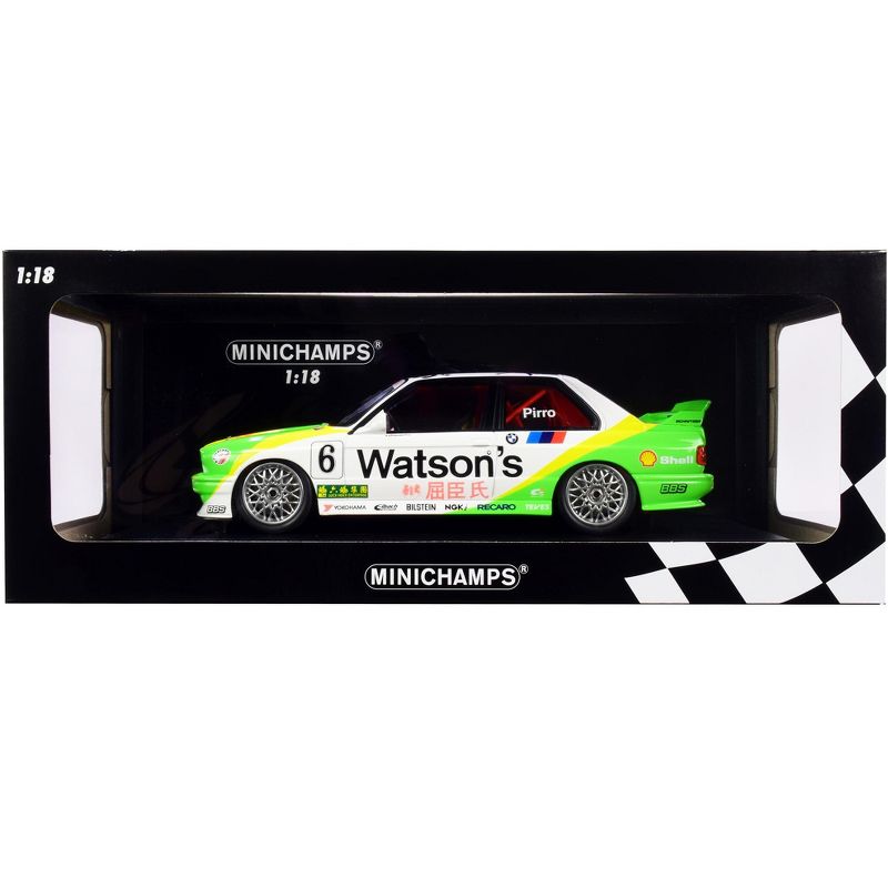 BMW M3 #6 Emanuele Pirro (BMW M-Team Schnitzer) Winner Macau Guia Race (1991) Limited Edition to 300 pieces 1/18 Diecast Model Car by Minichamps