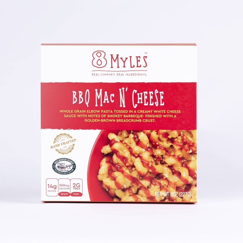 8 Myles Frozen BBQ Mac and Cheese - 8oz