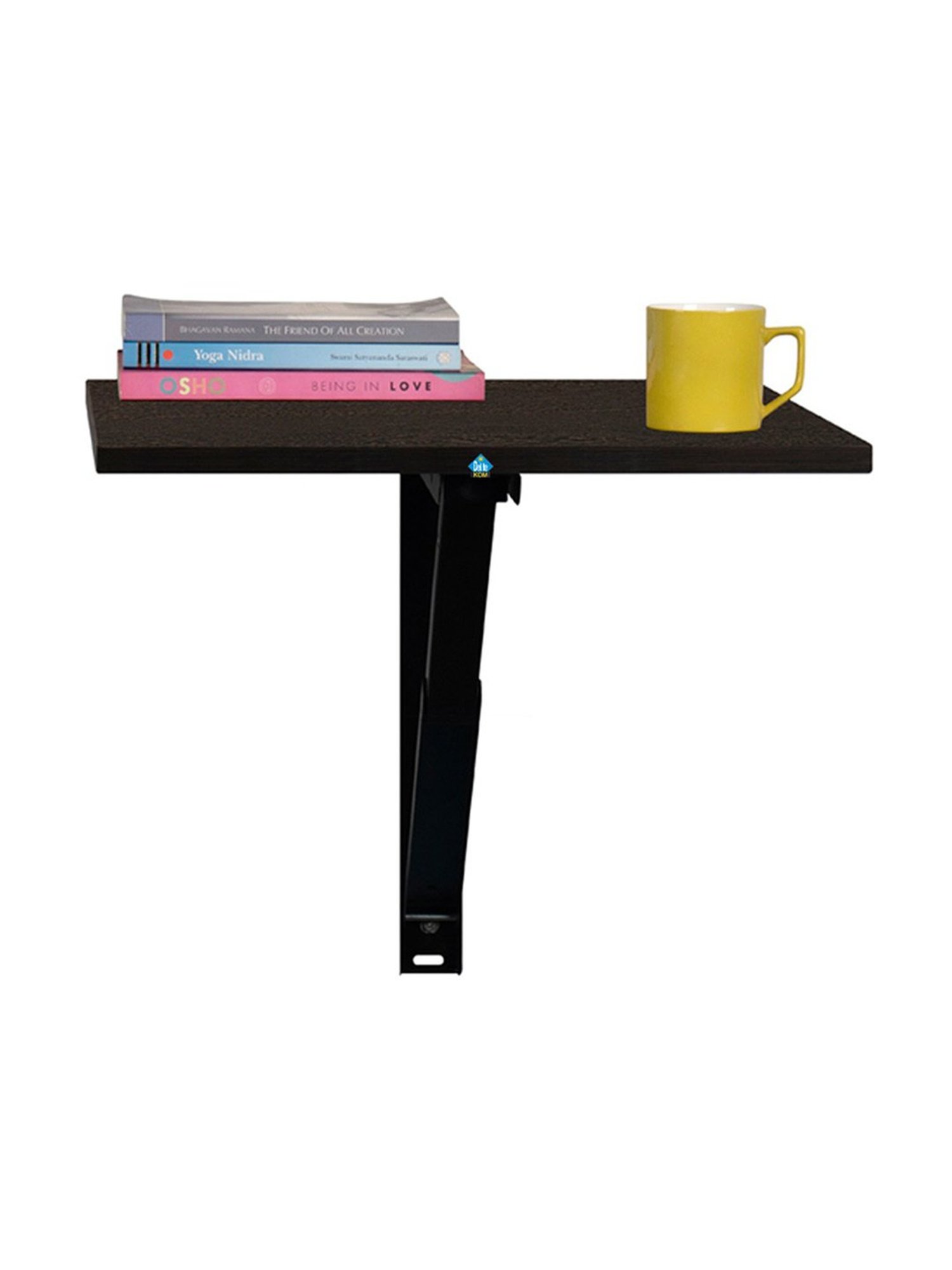 Delite Kom Air Flowery Wenge Engineered Wood Side Table