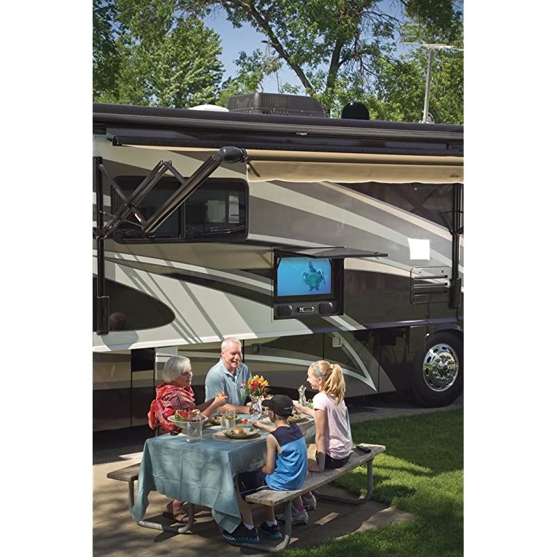 PA2035R Pathway X1 Automatic Portable Truck Satellite TV Antenna with DISH Wally Receiver Bundle (Trucking Satellite Antenna, Optional Mounts) - Black