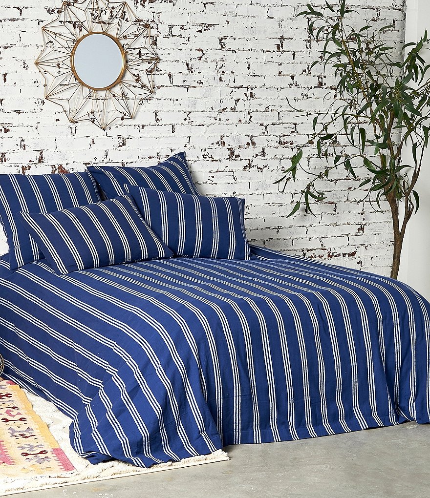 carol & frank Perry Indigo Duvet Cover