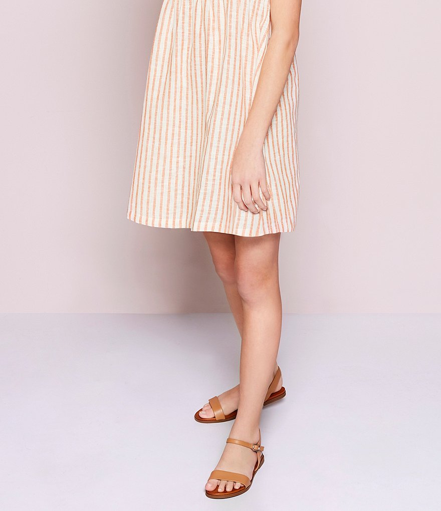 Copper Key Girls' Clevver Leather Two-Piece Flat Sandals (Toddler)