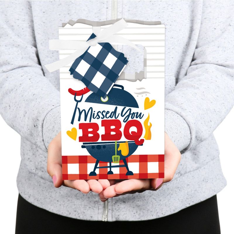 Big Dot of Happiness Adult 50th Birthday - Gold - Square Favor Gift Boxes - Birthday Party Bow Boxes - Set of 12