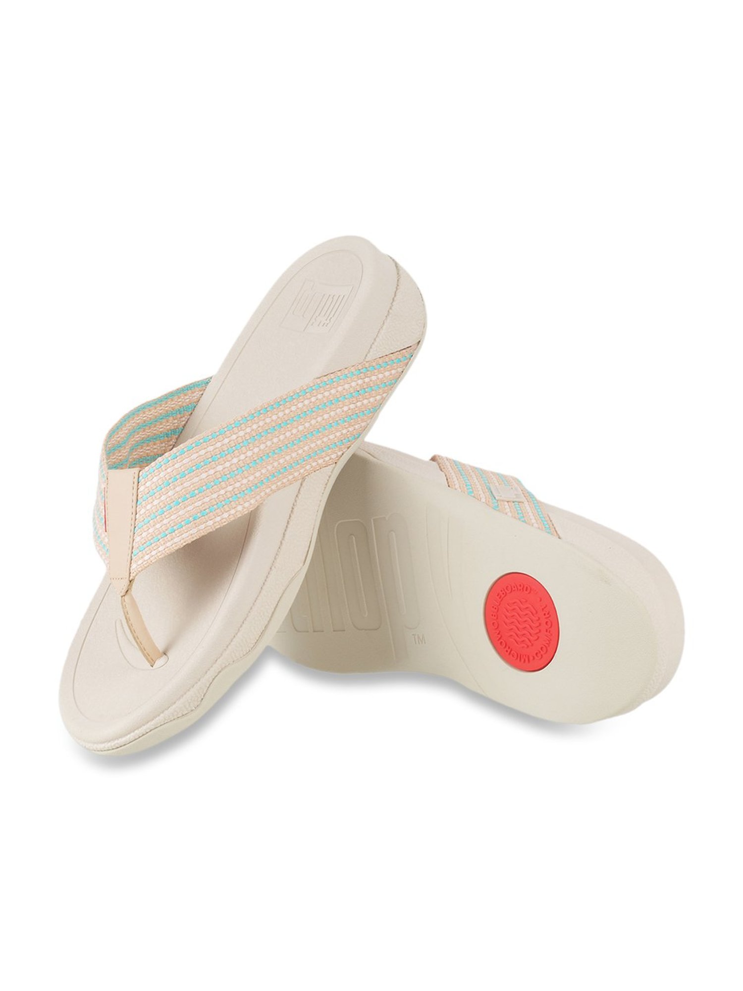 FitFlop Men's Beige Flip Flops