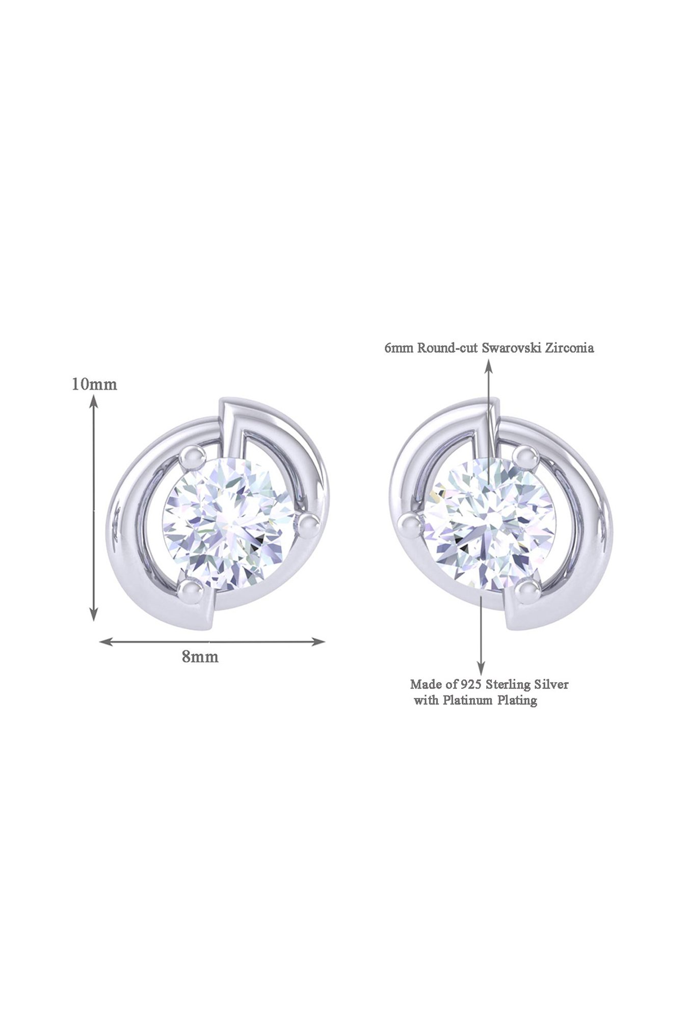 Clara Roma 92.5 Sterling Silver Earrings