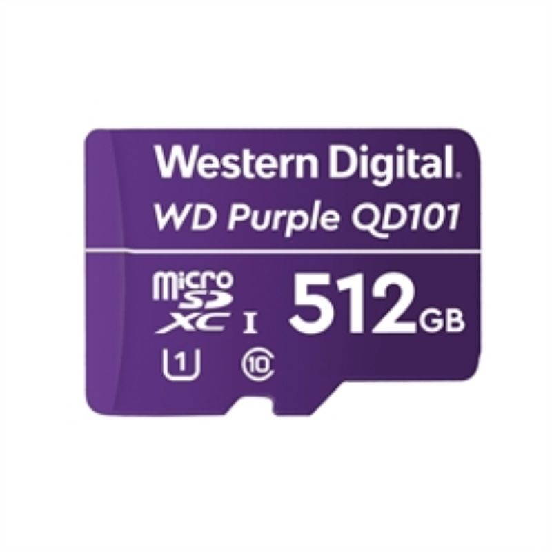 Western Digital - WDD512G1P0C - WD Purple WDD512G1P0C 512 GB Class 10/UHS-I (U1) microSDXC