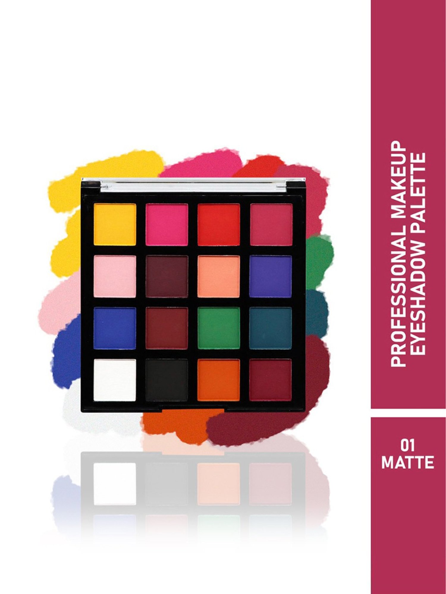 Half N Half Professional Makeup Eyeshadow Palette 01 Matte - 18 gm