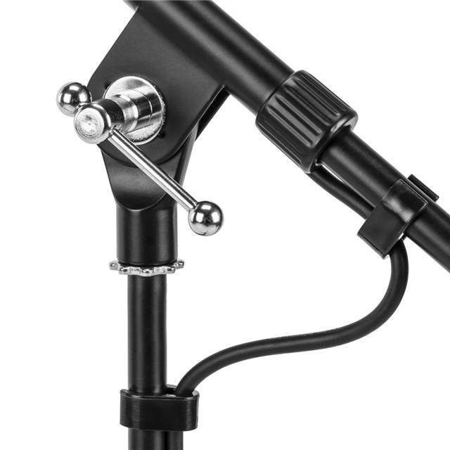 H&A Tripod Short Tripod Microphone Stand with Telescoping Boom #HA-STMS-T