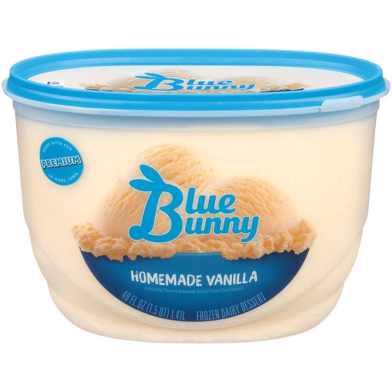 Blue Bunny Homemade Vanilla Ice Cream - 48 fl oz