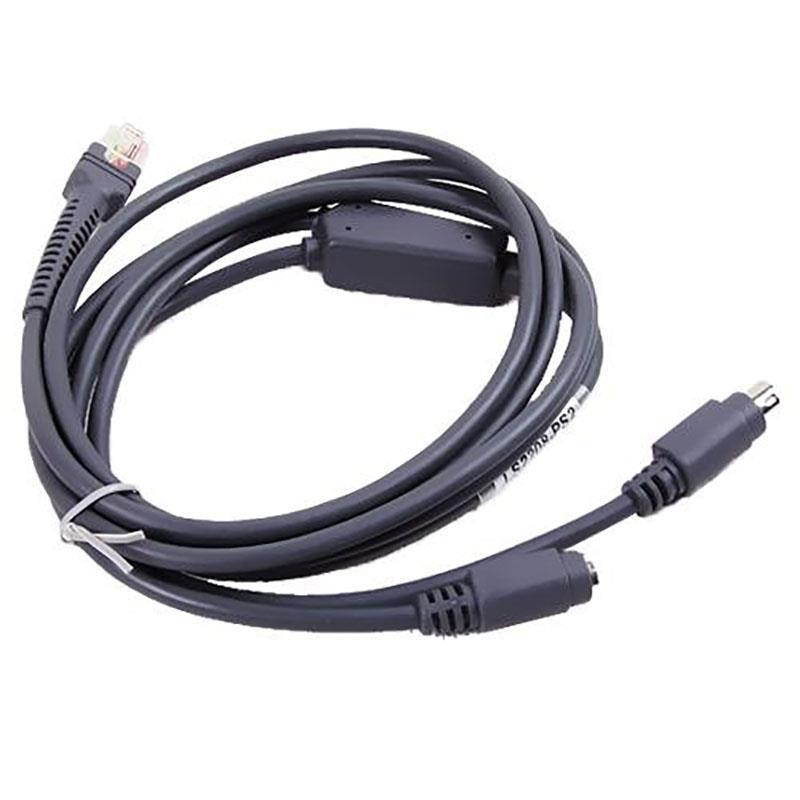 New LS2208 2m Rj45 to PS2 Keyboard Wedge Scanner Cable For Symbol Motorola LS1203 LS2208 LS4208 LS3008 Barcode Scanner