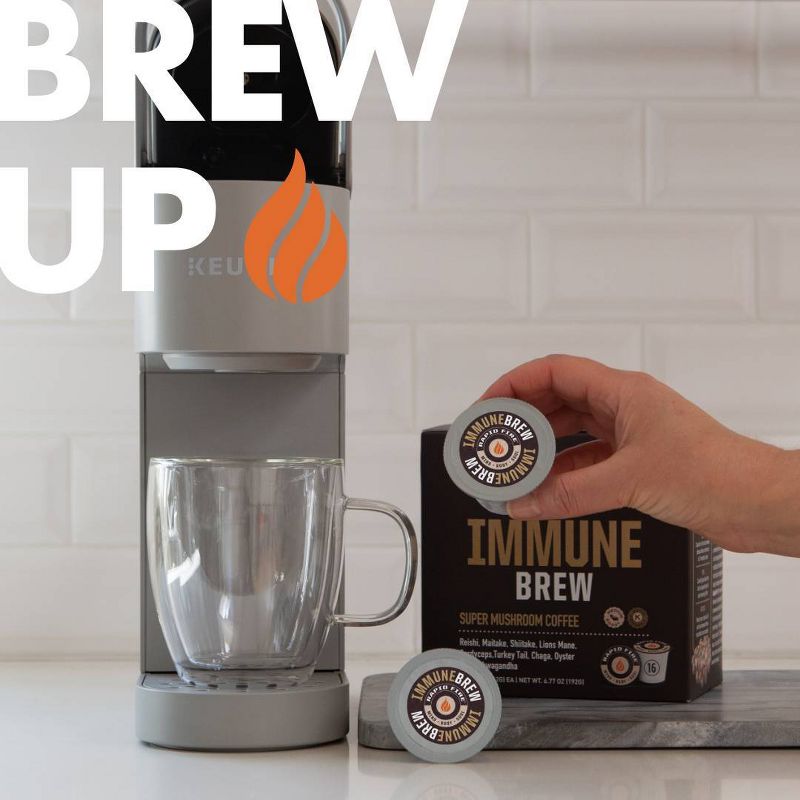 Rapid Fire Coffee Immune Brew Medium Roast Coffee Pods - 16ct