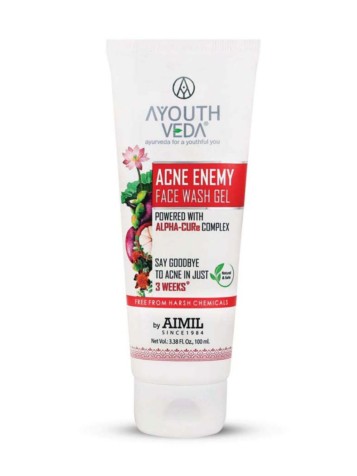 AyouthVeda Acne Enemy Face Wash Gel - 100 ml