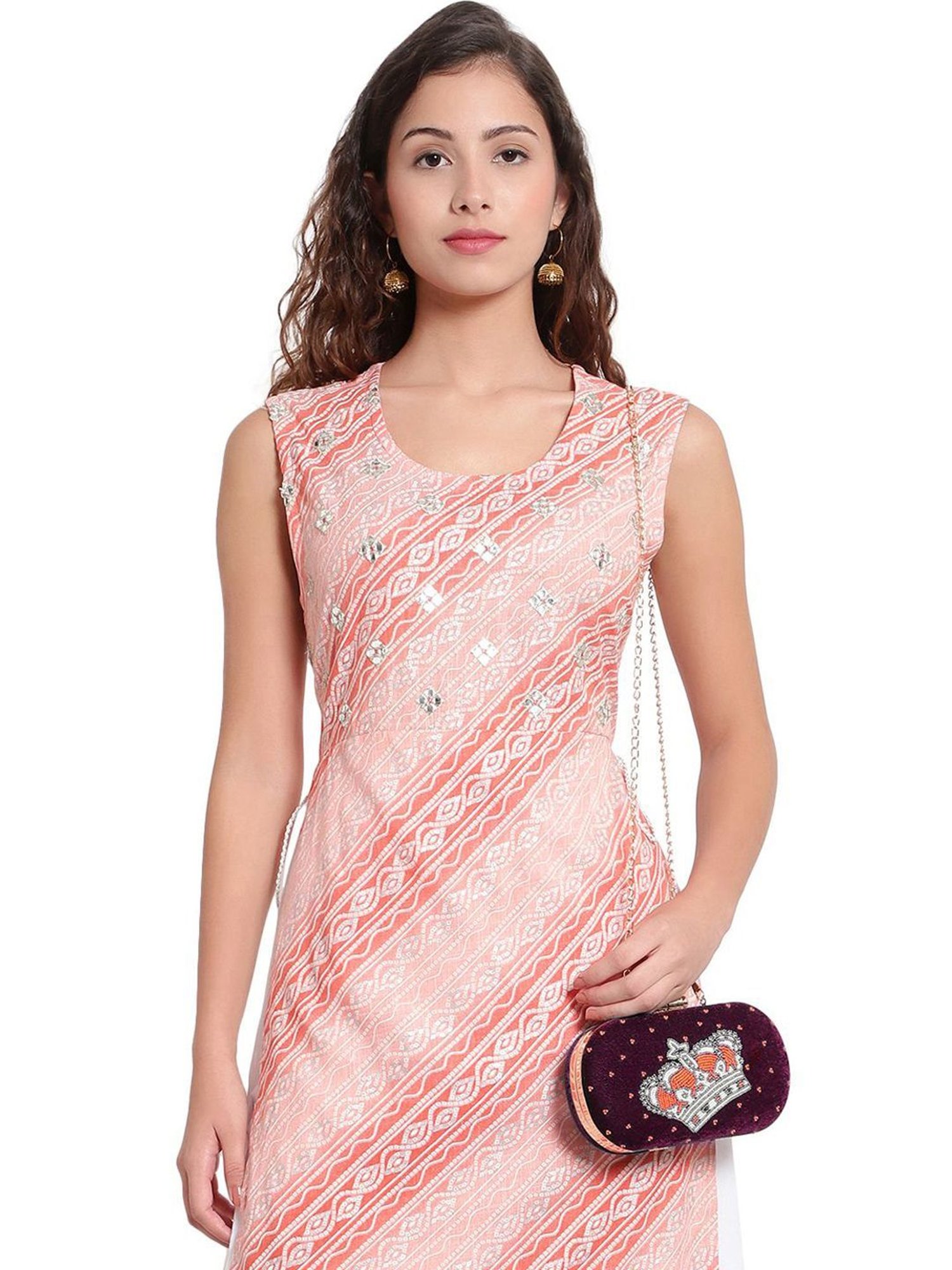 Spice Art Maroon Clutch